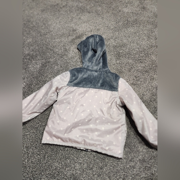 OshKosh reversible light weight jacket. Toddler girl - size 3T/4T. - Picture 7 of 7